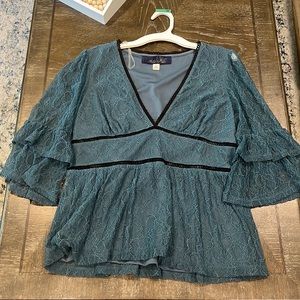 Blue Rain Teal Shirt